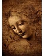 DECOR ADVENTURES La Scapigliata by Leonardo-Da-Vinci Painting 16 x 21 inch
