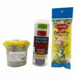 Rabbit Magic Sand Bucket 500 g, Sparkle Slime Party Pack, Tempera Color Multicolor