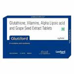 Leeford Glutiford Tablets For Glowing and Brightening Skin Pack of 10 Tablets