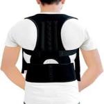 HARITACK Free Size Posture Corrector For Men And Women Back Support Belt Back Pain Back Straight And Shoulder Support Belt (Universal Size) (Metallic Belt) (Posture Corrector Belt)