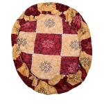 CheckMe Glace Cotton Elastic Strap Mattress Protector Fitted Single Bed Mattress Cover 48x72 Inches (Multicolor)