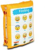 BHVMEY Yellow Learning Soft Cushion Toddler Pillow Book for Kids (1 year)