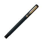 Parker Vector Matte Black Gold Trim Fountain Pen Fine With Gold Nib