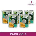 Unitedlys Whitening And Cleaning Borax Powder For Clothes Floor And Drain Cleaner 380 Grams - Pack of 5