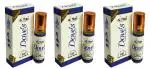 al hiza Doves Roll-On Real And Natural Attar Perfume, 6 Ml Each (Pack Of 3)