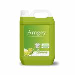 Amgey Lemon liquid detergent Dishwashing liquid Kitchen cleaning / Citrus scent Grease removal Dish soap Effective cleaning Fresh lemon fragrance (5 LITTER) (Lemon FragranceLiquid Detergent) (Pack of 1)