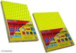 GMP A4 PVC Book Binding Sheet Super Diamond -Set (Yellow)
