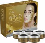 Blu Lady - Herbal Wax Gold Herbal Facial kit for woman & man professional care lustrous Golden skin (275 g)