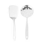 URBAN BUY Stainless Steel Cooking & Serving Small Palta & Small Poni, (Pack of 2)