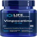 Life Extension Vinpocetine 10 mg, 100 vegetarian tablets