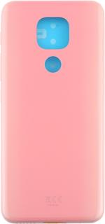 PURPLESAVVY Spring Pink Plastic Back Panel For Motorola G9 Play