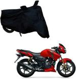 CARNEST Two Wheeler Cover for TVS (Apache RTR 180, Black)