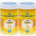 PARSI DAIRY FARM COW GHEE 1L each Jar (pack of 2)