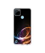 Casotec Abstract Background Design Printed Silicon Soft TPU Back Case Cover for Realme C21Y