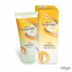 Salve Sunprotek SPF 30+ Broad Spectrum Sunscreen Gel that Protects Skin From Harmful UV Rays, Non-Greasy FormulaFor All Skin Types For Men Women- 100 GM