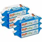 OYO BABY 98% Water Baby Wipes with Lid Aloevera & Calendula rich Soft Cleansing Best for Baby & Adults | 432 Pcs Pack of 6