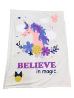 Disney Mellow Unicorn Summer Blanket - Light Peach