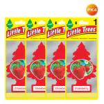 Little Trees Car Freshener - Strawberry (Pack of 4)