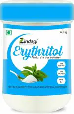 Zindagi Natural Sugar-Free Erythritol Powder - Zero Calories Sweetener - 400 g