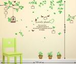 Lanstick Multicolor Garden Setup With Lovely Plant Quote Sticker Self Adhesive Wall Sticker36 inch