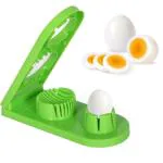 Plastic Egg Slicer and , MultiColour (pack of 1)