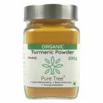 Pure Tree Certified Organic Turmeric Powder 200 gm| Haldi Powder