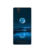 Casotec Moon At Night Design 3D Printed Hard Back Case Cover for Sony Xperia T2 Ultra