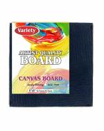 Variety Canvas Black Primed Canvas Board 5 x 5 inch