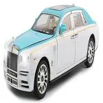 Ktrs Enterprise 1/24 Rolls-Royce Phantom Model Car,Zinc Alloy Pull Back Toy Diecast Toy Cars With Sound And Light For Kids Boy Girl