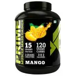 Bigflex Prime Muscle Mass Gainer, 3Kg [ Mango ] | High Protein and High Calorie Mass Gainer, Weight Gainer | 593 Calories | 15G Protein | 3G Creatine | With Added Digestive Enzymes | Lab Tested