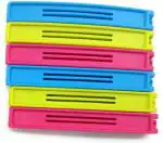 FIVANIO Bag Sealing Clips Large, Medium, Small Bpa Plastic Plastic Clips (Set Of 6, Multicolor)
