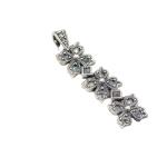 RAJASTHAN GEMS Pendant 925 Sterling Silver Marcasite Stone Women Handmade Gift H591