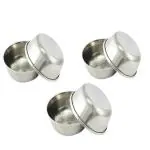 THANIGAIVEL Stainless Steel Small Chatni Katori/Wati/Mini Bowls 30ml Set of 6 Pieces