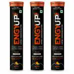 ENGYUP Pre-workout, NO Booster, L-Arginine & L-Citrulline, Orange Flavor (3 x 15 Tablets)