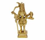 Kartique Home Decor Brass Adi Shakti Maa Kali Idol (13 x 5 cm)