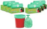 Newtone Premium OXO - Biodegradable Garbage Bags (Medium) Size 48 cm x 56 cm 6 Rolls (Dustbin Bag/Trash Bag) (180 Bags) (Green Colour)