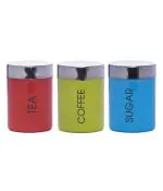 Dynore Stainless Steel Colorful Tea, Coffee & Sugar canister