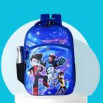 Treza Ajen Ali Cartoon Printed School bag for Kids | Comfortable School Bag | Colour - Blue
