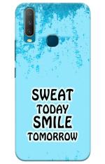 Mobiera Sweat Today Quote Printed Back Cover Case For Vivo Y15