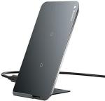 Baseus Black Charging Pad Compatible with Samsung Galaxy S6,S7, S8, Edge, Note, iPhone X, Other QI Enable Devices.