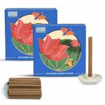 HELP US GREEN Fragrance Patchouli Flavour Dhoop Sticks for Pooja (50 pcs), Combo & Pack of 2 Dhup Batti with Holder, Agarbatti, Incense Stick, Sandal, Cones, Cup, Sambrani (25 Sticks/Pack)