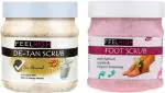 FEELHIGH Foot and De-Tan Tan Removal Scrub for Moisturization, 500 ml Each
