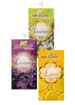 Air Gloss Air Freshener Pouch Sachet Fragrance Jasmine, Lavender & Lime Pack of 3 | Scented Sachet for Closets, Drawers, Car, Office & Small Closed Spaces