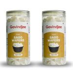 Govindjee Sago Wafers | Falahari Sabudana Wafers | Tasty Snacks | Combo Pack (160 Gm)