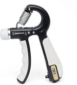 ShopiMoz Adjustable Counter Hand Grip Strengthener, Hand Gripper With Counter for Men & Women for Gym Workout & Home Hand Exercise 5-60 KG (Multicolor)