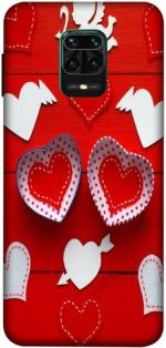 SARTOOLIYA Poco M2 Pro Multicolor Plastic Love Wallpaper Printed Water Proof Back Cover