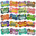 Zyozique 20 Pcs Baby Shower Props for Photoshoot,Photo Booth,Decorations 20 Pcs Peice