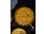 90's MILL Authentic Long Sev | Crispy & Crunchy Traditional Ratlami Sev | Made with All Natural Ingredients | Lightly Spiced & Flavorful | Perfect Topping for All Foods/Made In Groundnut Oil-1Kg*2Pack