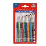 Faber-Castell Tri-Grip Pony Tail Brush - Round, Pack of 13 (Assorted)