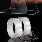 ISAN Nano Tape Double sided Transparent Washable Reusable GEL Tape Width 36mm (1.5